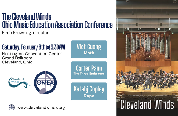 Cleveland Winds to Perform at OMEA Conference